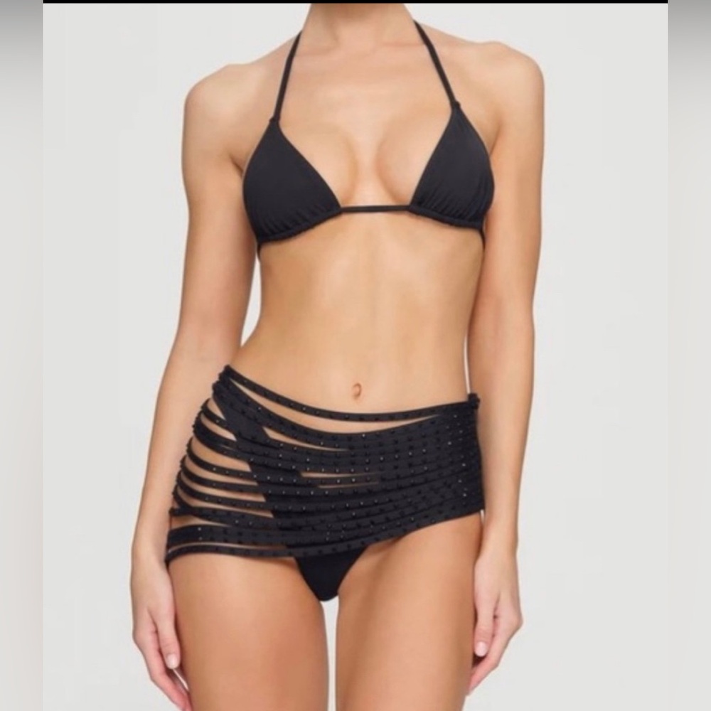 SKIMS rhinestone swim coverup - medium - NWOT